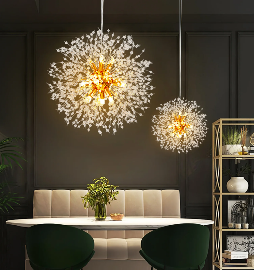 Crystal Dandelion Chandelier