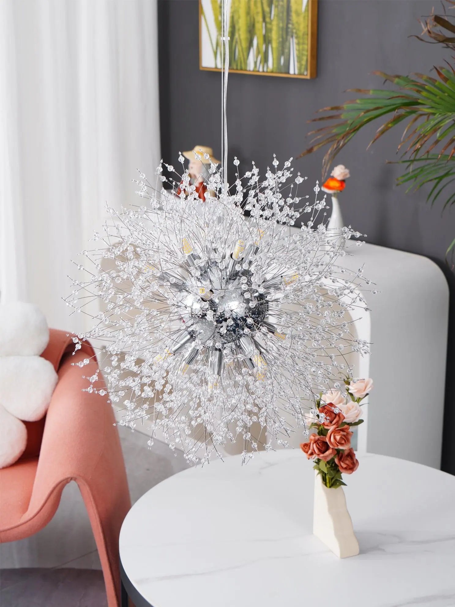 Crystal Dandelion Chandelier