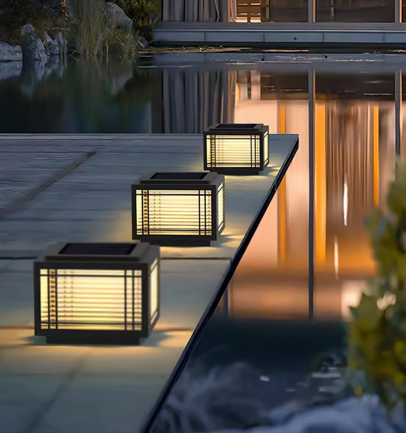Deck Solar Outdoor Post Light