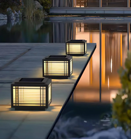 Deck Solar Outdoor Post Light