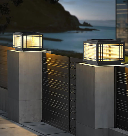 Deck Solar Outdoor Post Light