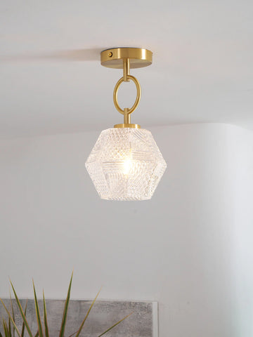 Diamond Cut Art Deco Ceiling Light - Yiarolight