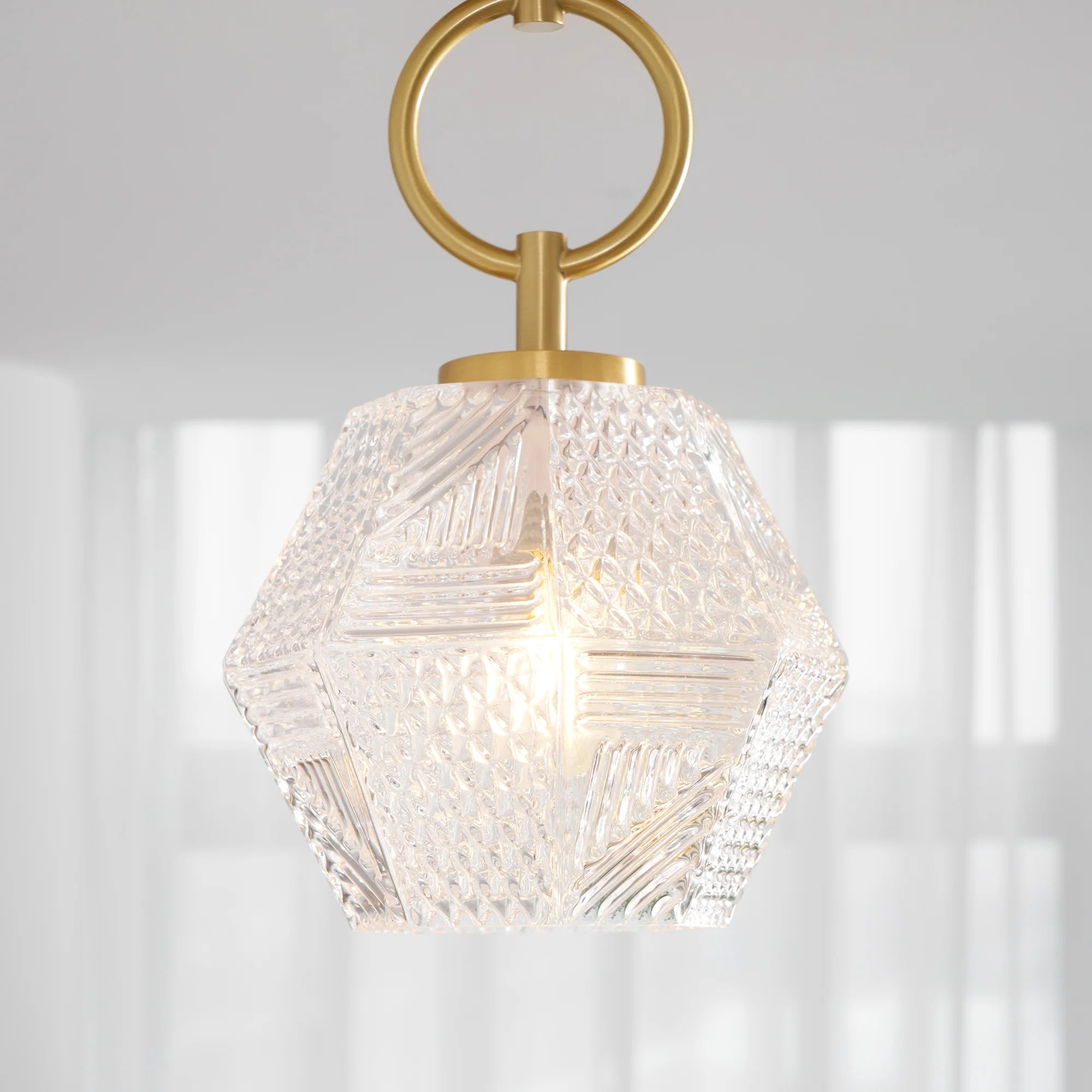 Diamond Cut Art Deco Ceiling Light - Yiarolight