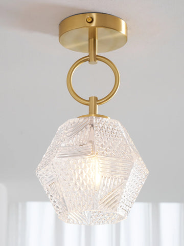 Diamond Cut Art Deco Ceiling Light - Yiarolight