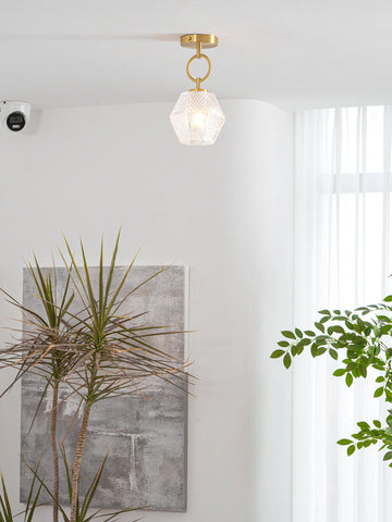 Diamond Cut Art Deco Ceiling Light - Yiarolight