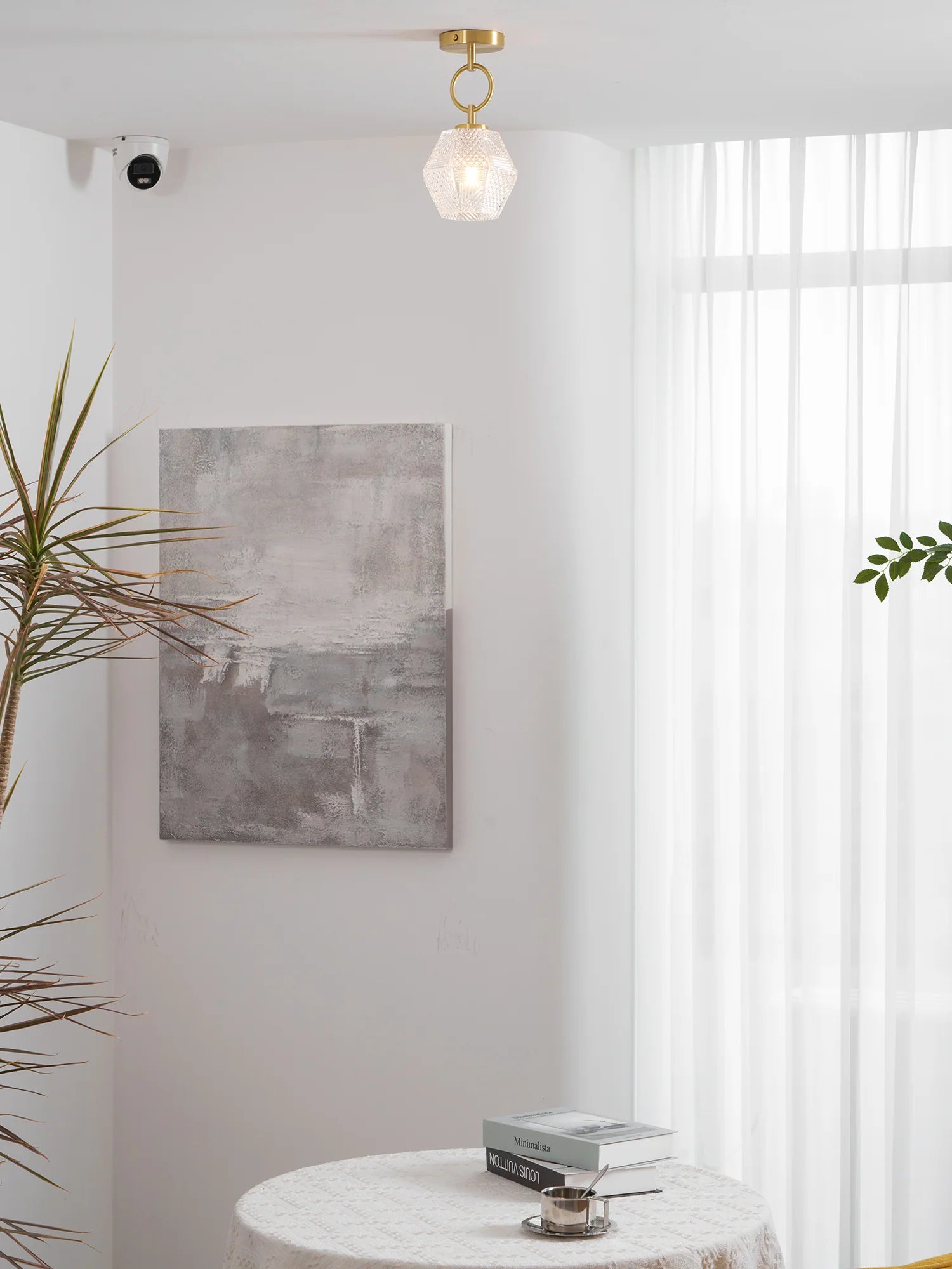 Diamond Cut Art Deco Ceiling Light - Yiarolight