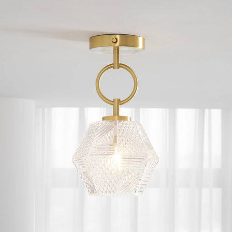 Diamond Cut Art Deco Ceiling Light - Yiarolight
