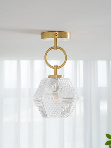 Diamond Cut Art Deco Ceiling Light - Yiarolight