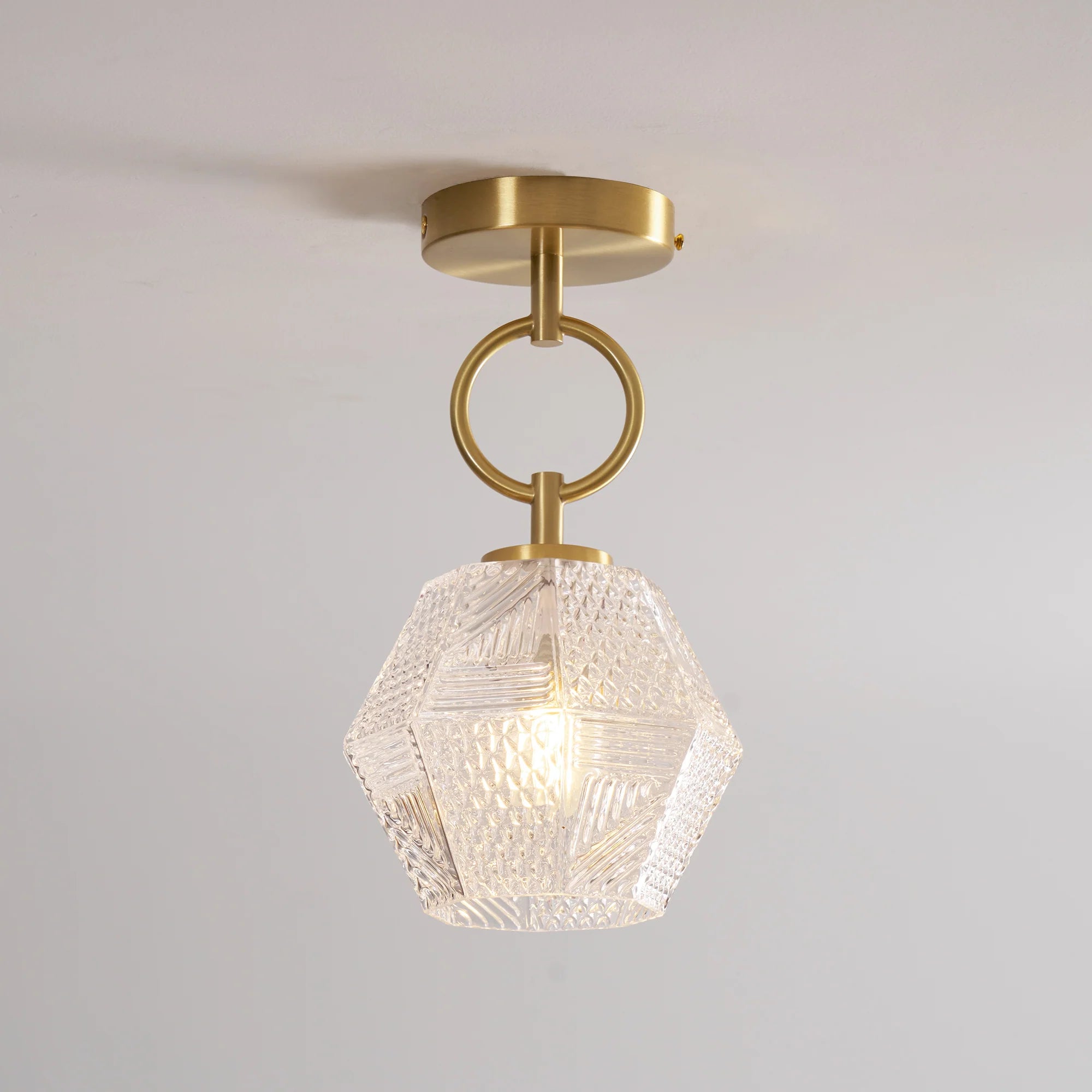 Diamond Cut Art Deco Ceiling Light - Yiarolight
