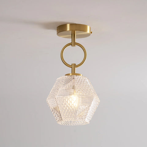 Diamond Cut Art Deco Ceiling Light - Yiarolight