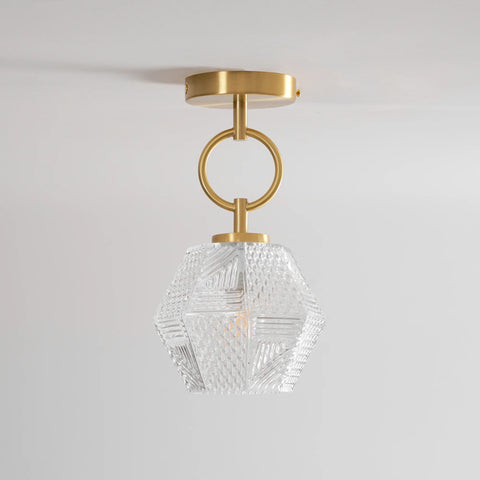 Diamond Cut Art Deco Ceiling Light - Yiarolight