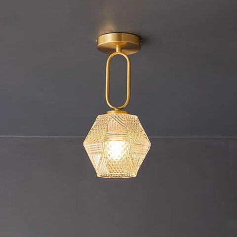 Diamond Cut Art Deco Ceiling Light - Yiarolight