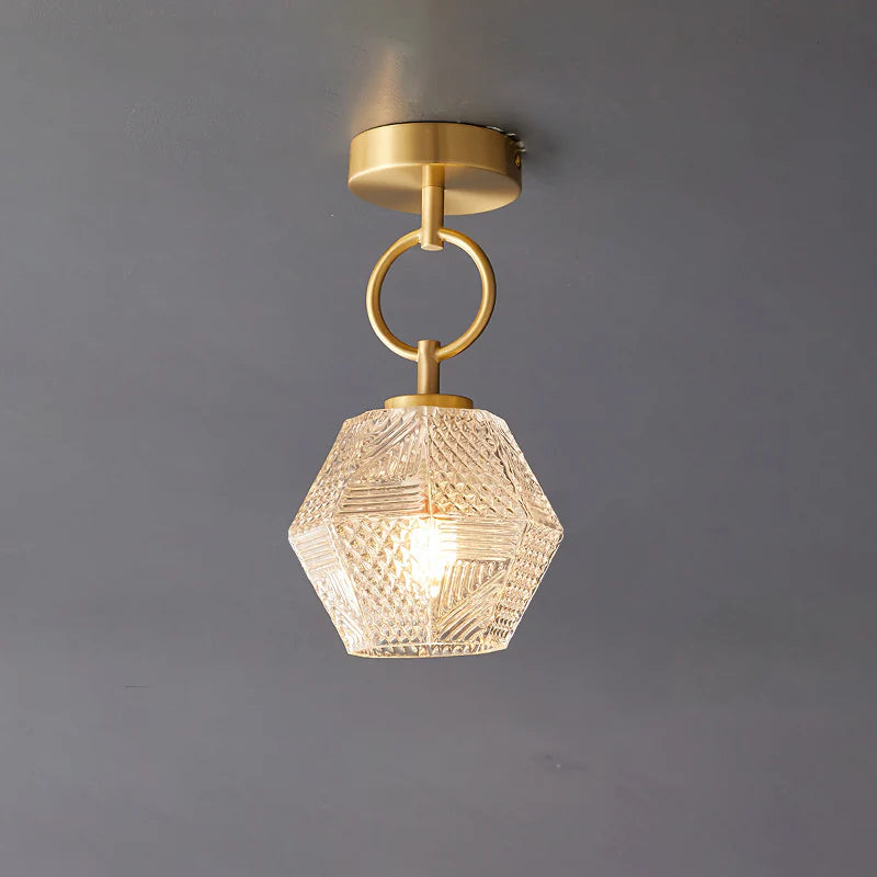 Diamond Cut Art Deco Ceiling Light - Yiarolight