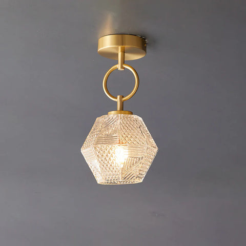 Diamond Cut Art Deco Ceiling Light - Yiarolight