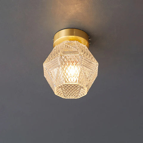 Diamond Cut Art Deco Ceiling Light - Yiarolight