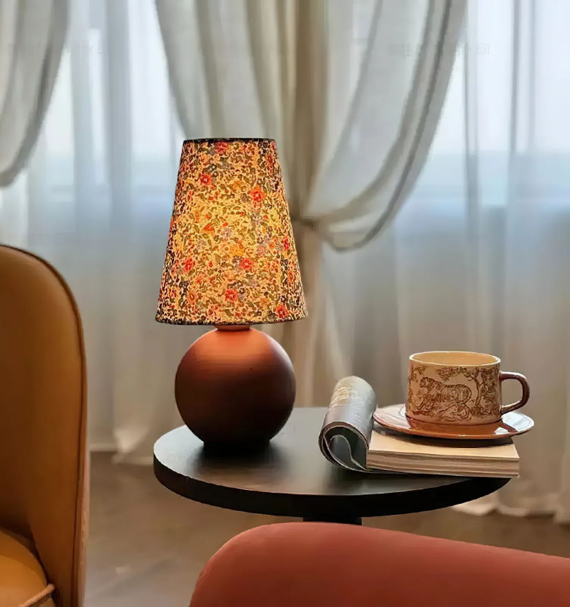 Elara Floral Glow Table Lamp