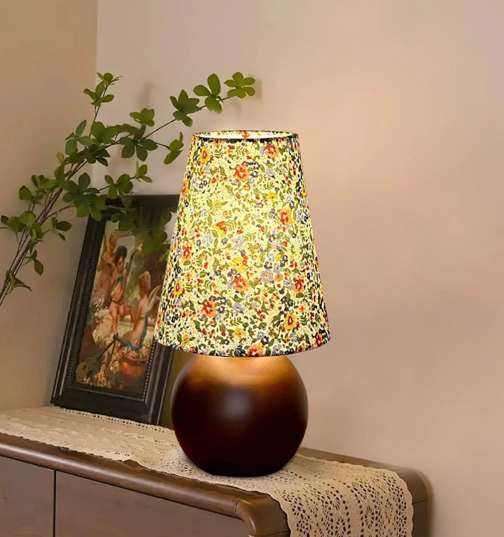Elara Floral Glow Table Lamp