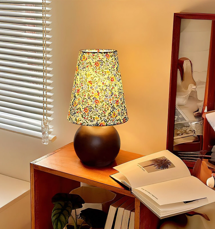 Elara Floral Glow Table Lamp