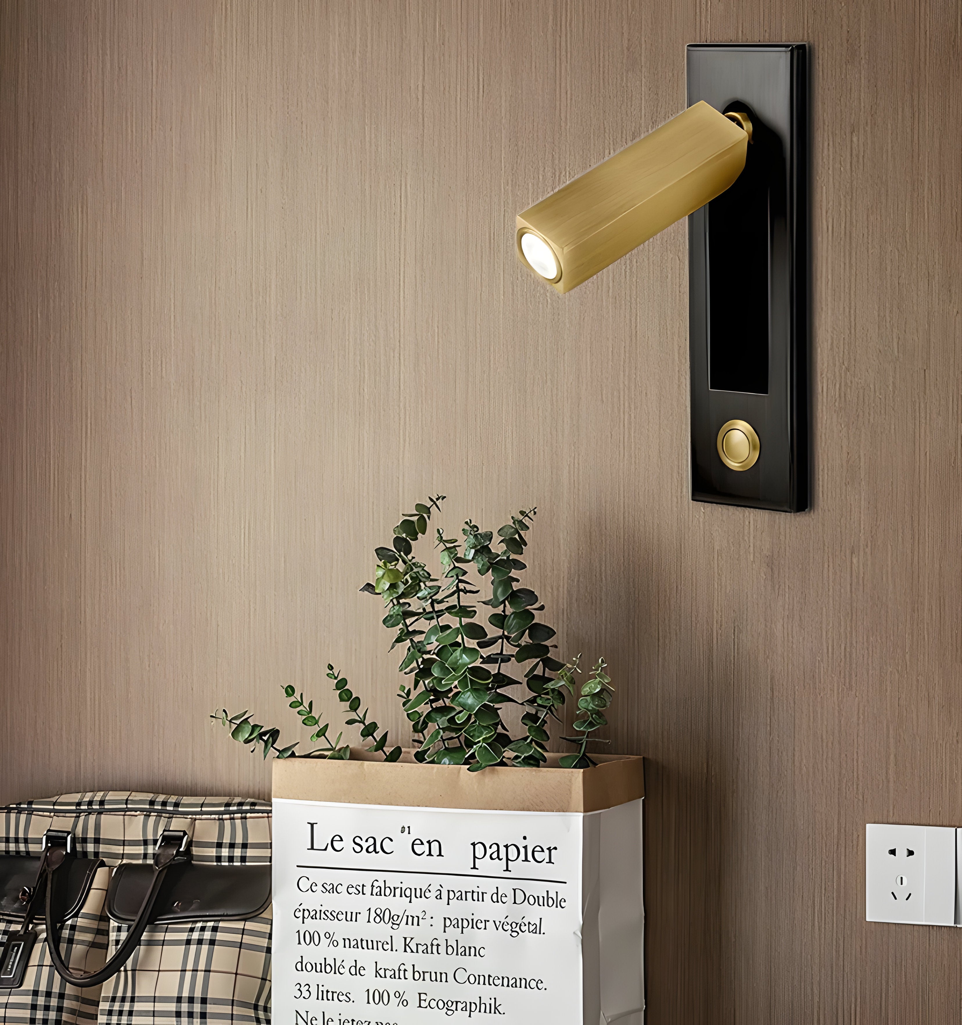 EMBEDDED BEDSIDE SCONCE