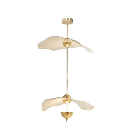 Envolee Double Biscuit Pendant Light
