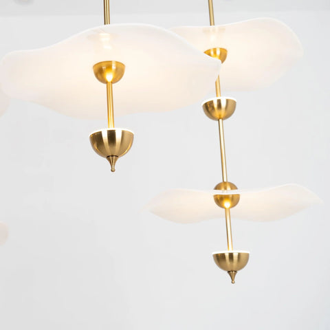 Envolee Double Biscuit Pendant Light