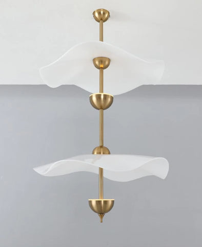 Envolee Double Biscuit Pendant Light