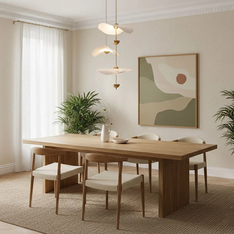 Envolee Double Biscuit Pendant Light