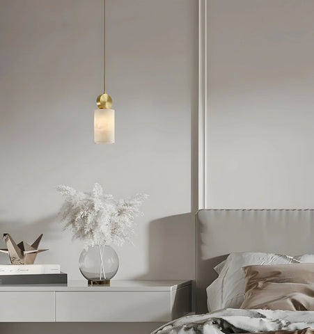 ETRUSCAN ALABASTER PENDANT LIGHT
