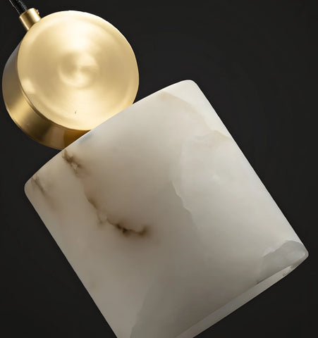 ETRUSCAN ALABASTER PENDANT LIGHT