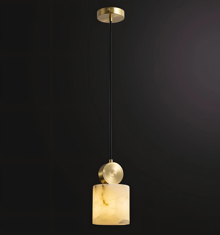 ETRUSCAN ALABASTER PENDANT LIGHT