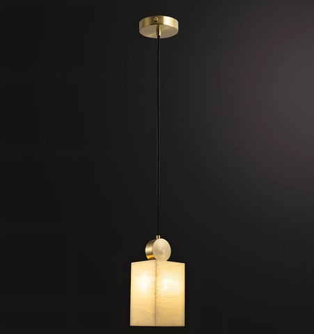 ETRUSCAN ALABASTER PENDANT LIGHT