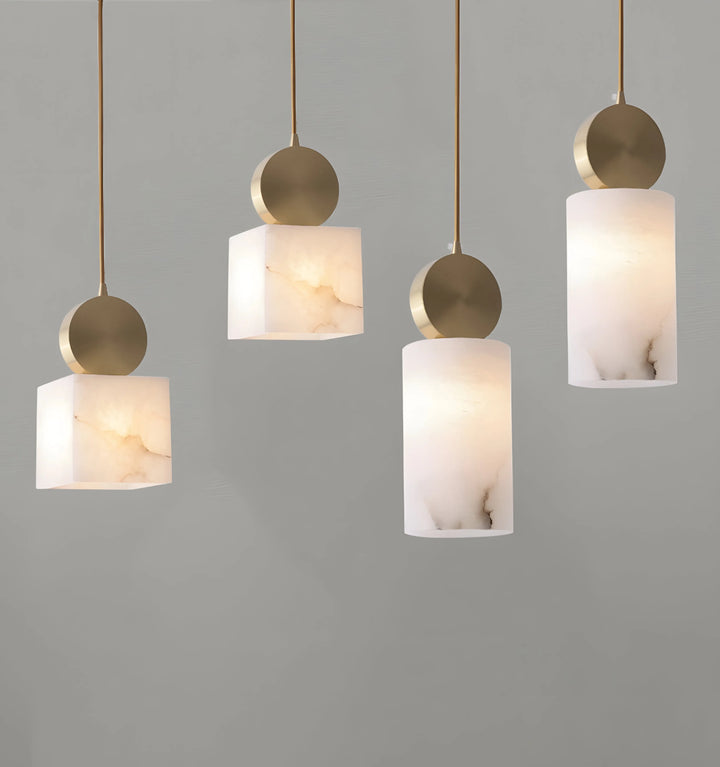 ETRUSCAN ALABASTER PENDANT LIGHT