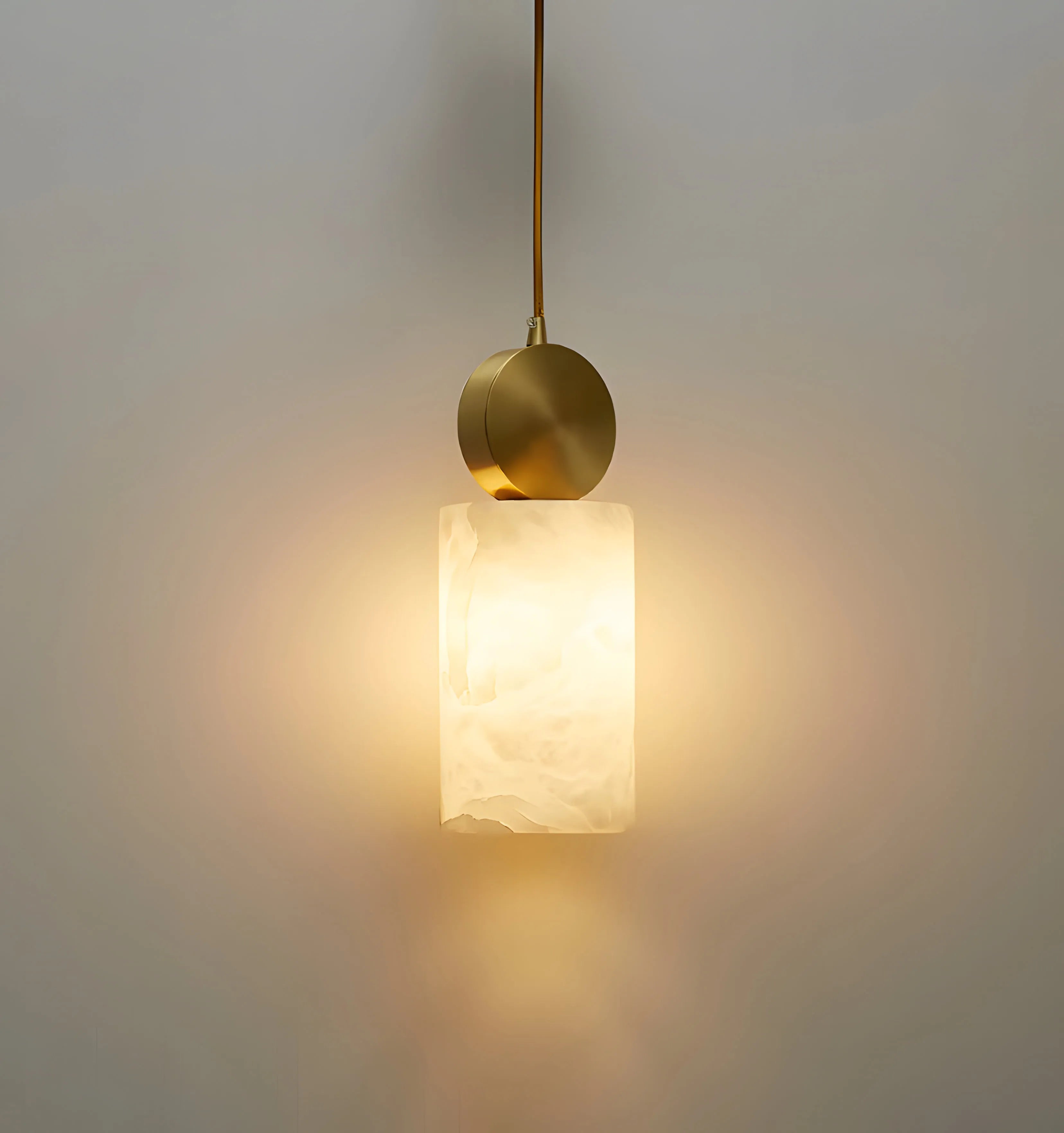ETRUSCAN ALABASTER PENDANT LIGHT