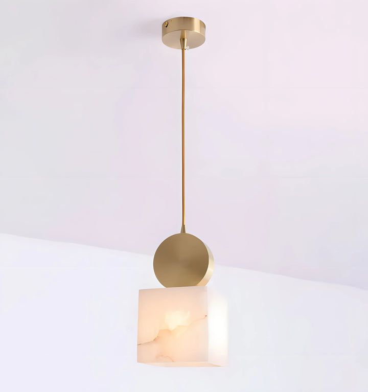 ETRUSCAN ALABASTER PENDANT LIGHT