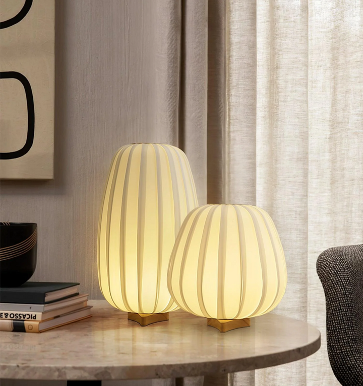 Fabric Minimalist Table Lamp