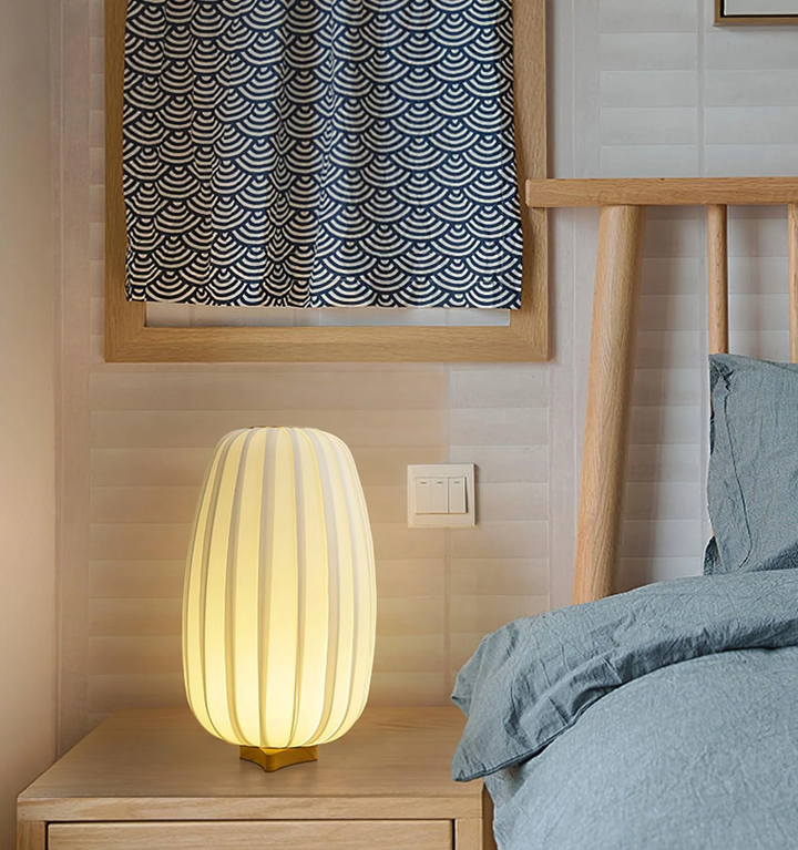Fabric Minimalist Table Lamp