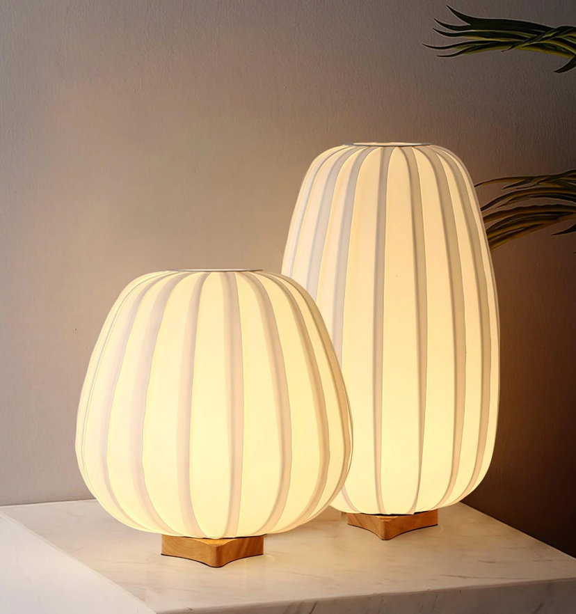 Fabric Minimalist Table Lamp