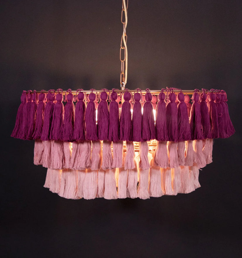 Fela Tassel Chandelier
