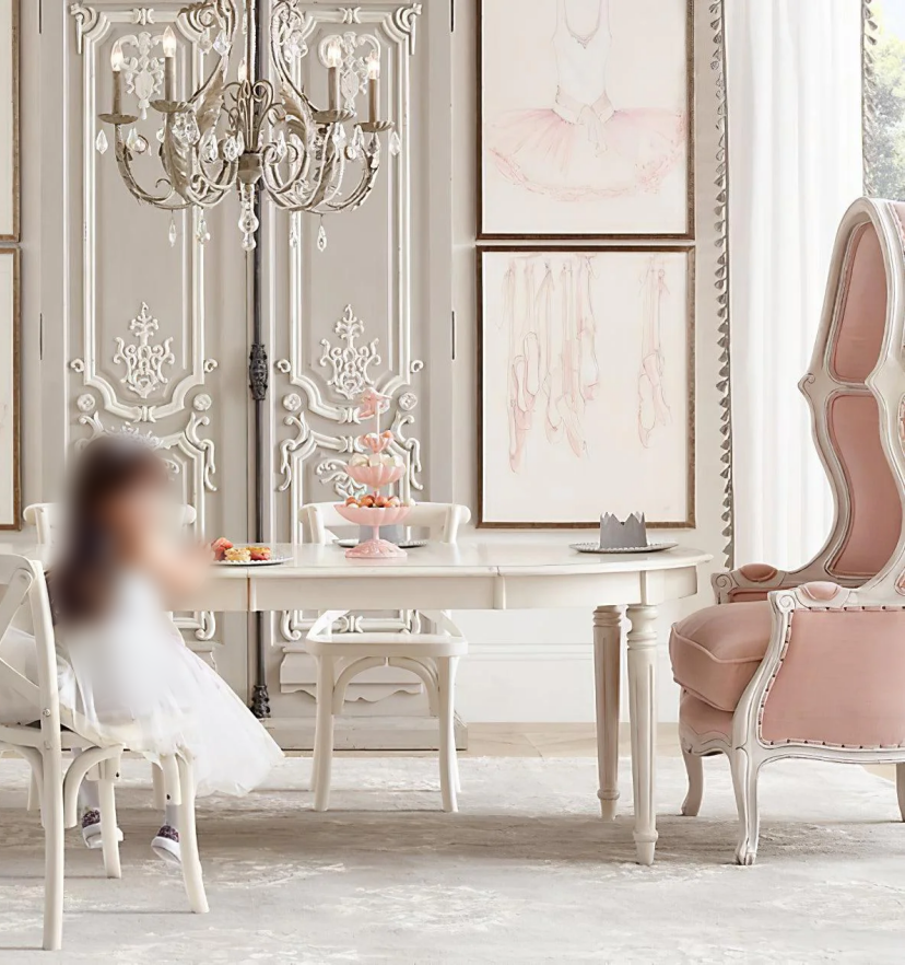 Floral Crystal Candle Chandelier