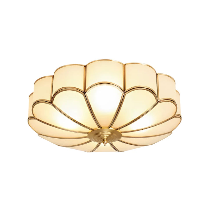 Flower Shape Glass Recessed Ceiling Light