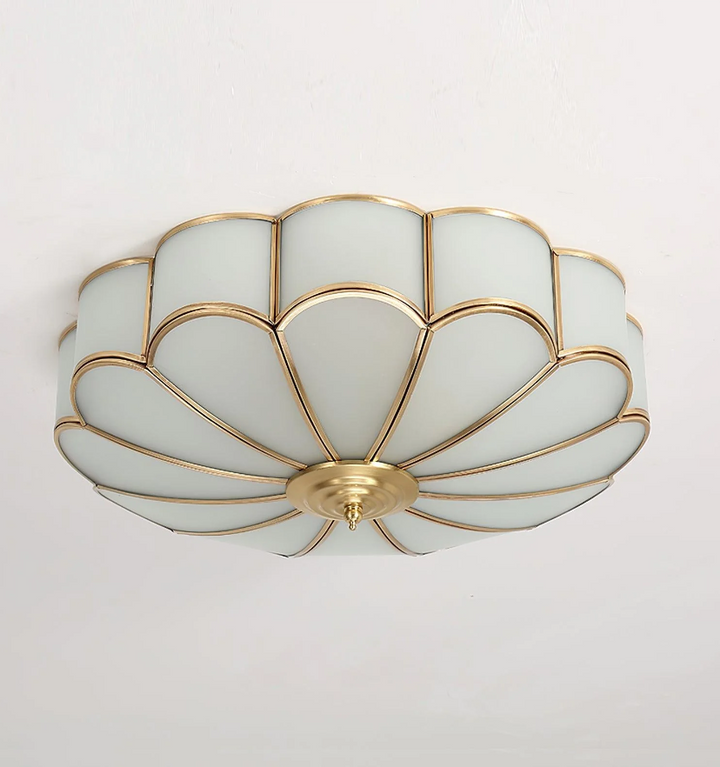 Flower Shape Glass Recessed Ceiling Light