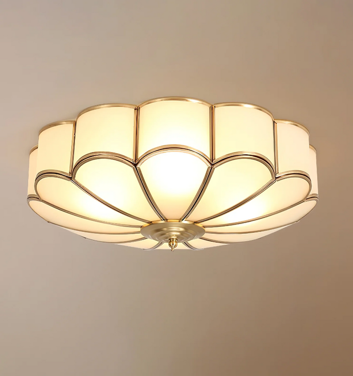 Flower Shape Glass Recessed Ceiling Light