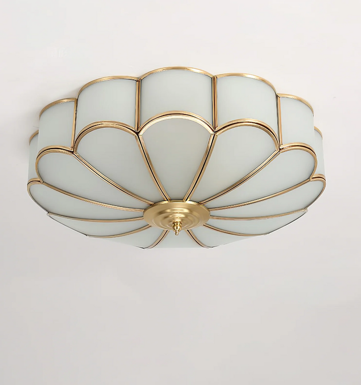 Flower Shape Glass Recessed Ceiling Light