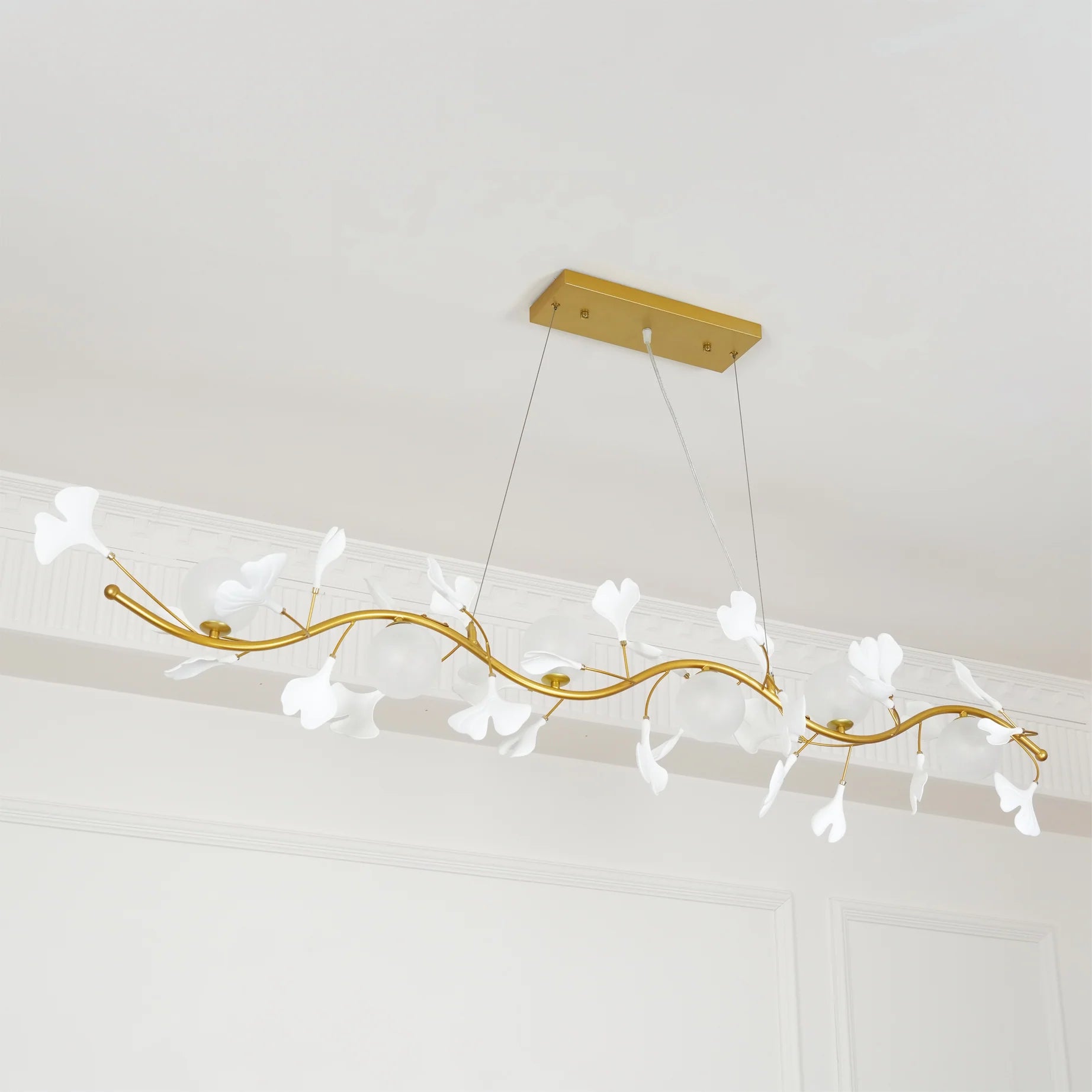 Gingko Glass Chandelier