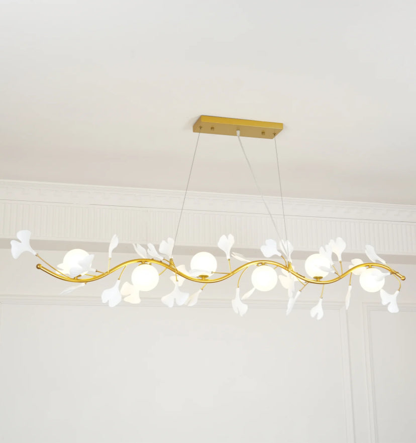 Gingko Glass Chandelier