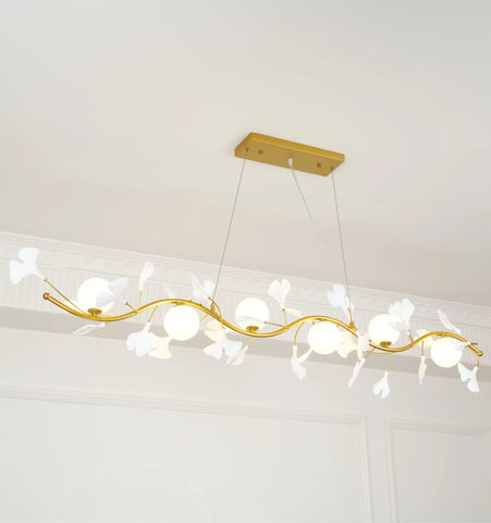 Gingko Glass Chandelier