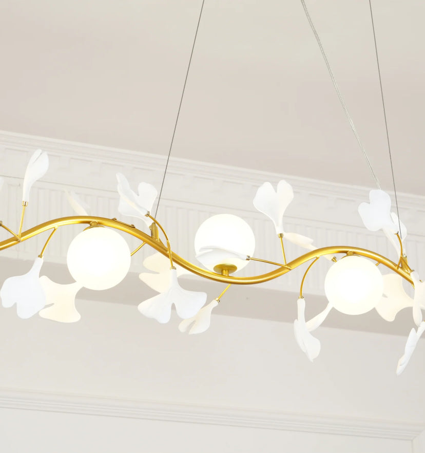 Gingko Glass Chandelier