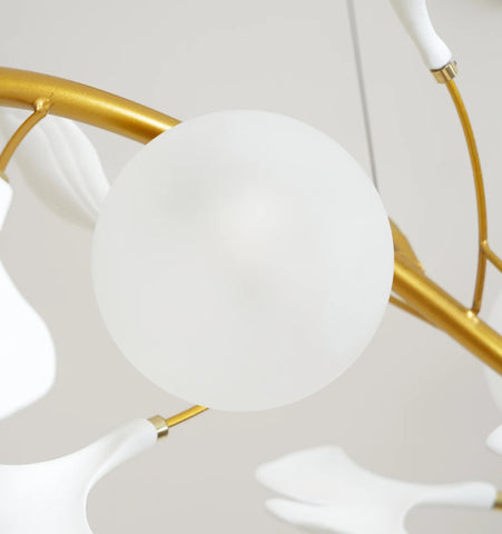 Gingko Glass Chandelier