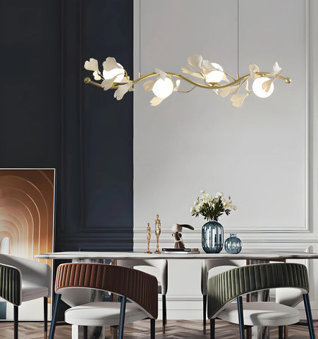 Gingko Glass Chandelier