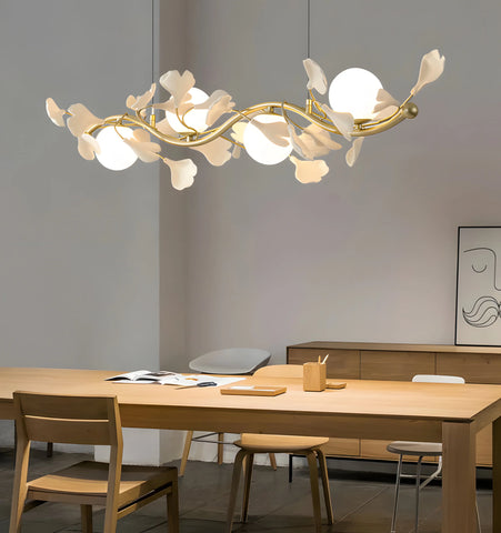 Gingko Glass Chandelier